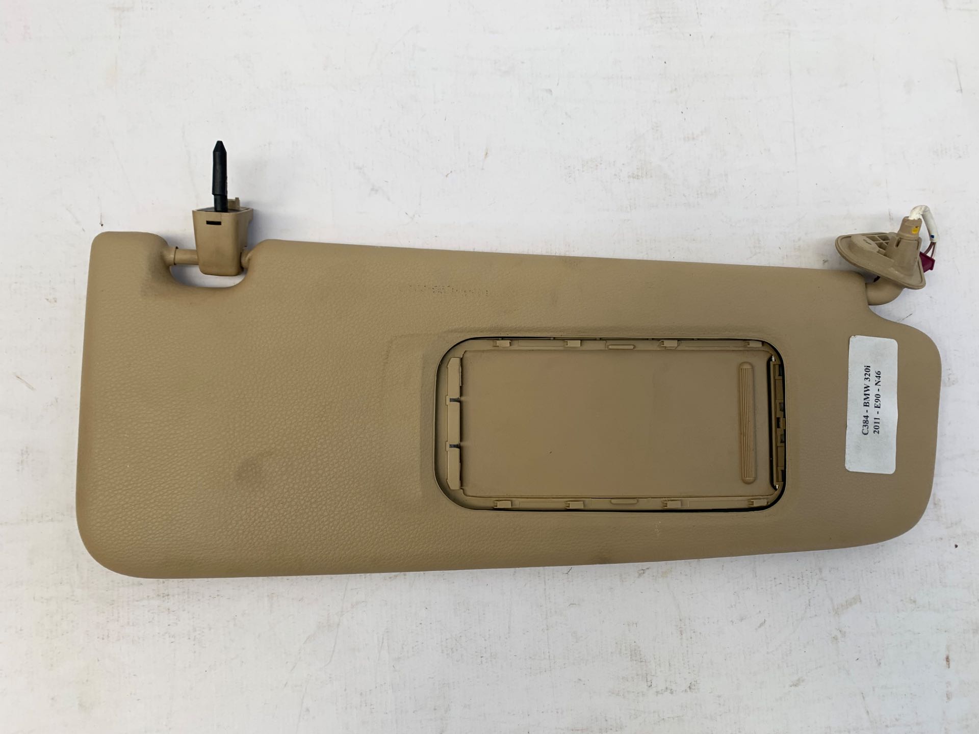 Quebra Sol Direito Bmw 320i E90 2007 2011 Creme