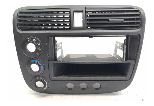 Moldura Comando Ar Condicionado Honda Civic 2001 2006 Det