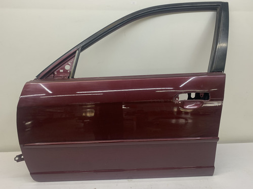 Porta Dianteira Esquerda Honda Civic 1.7 2001 2006 Vermelho