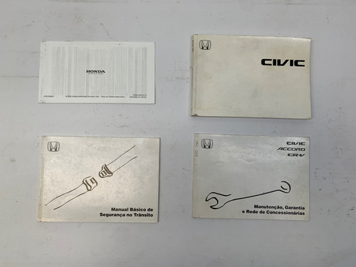 Manual Proprietário Honda Civic 2001 2006