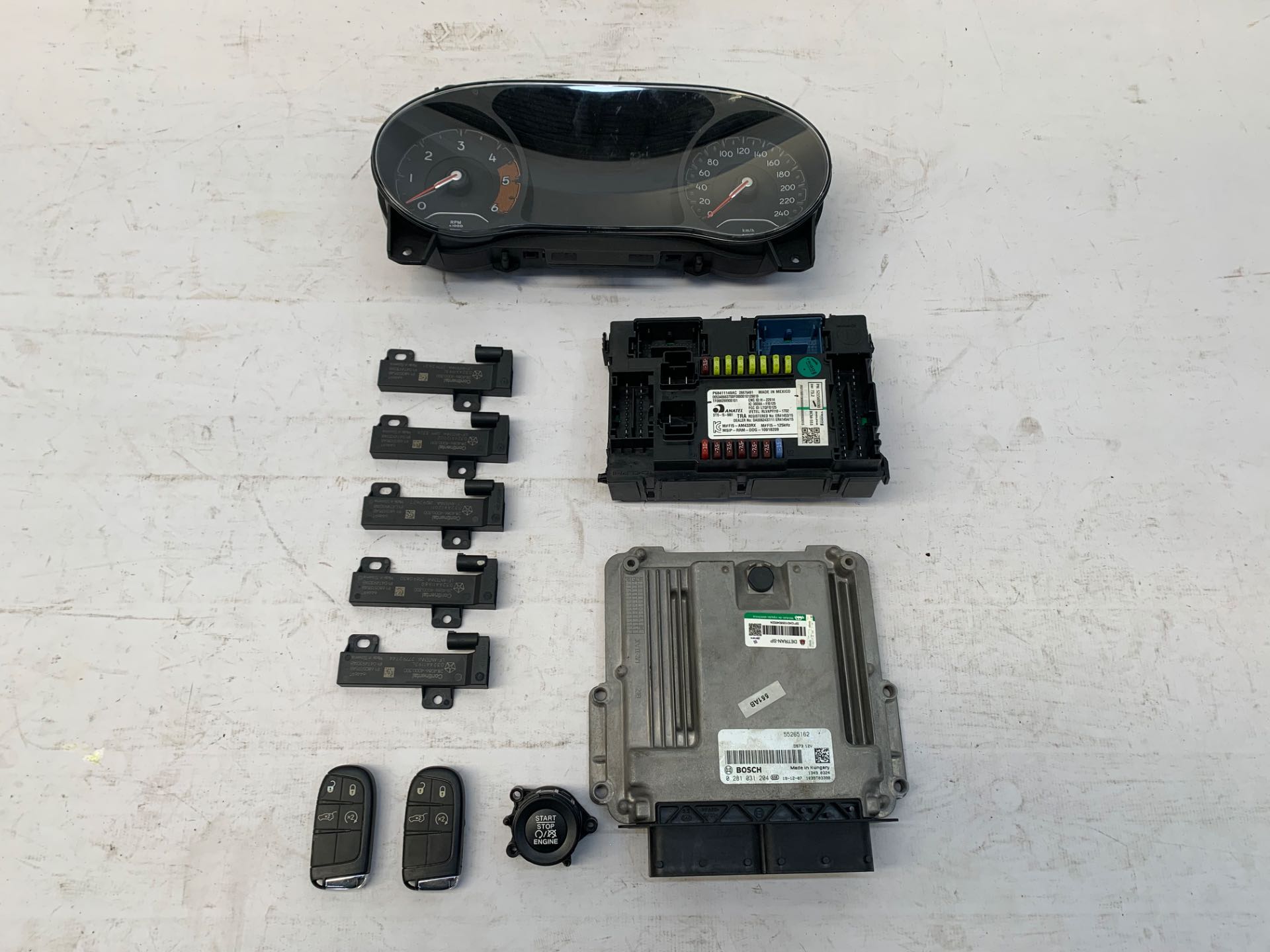 Kit Code Injeção Jeep Compass 2.0 Diesel 4x4 2016 2021