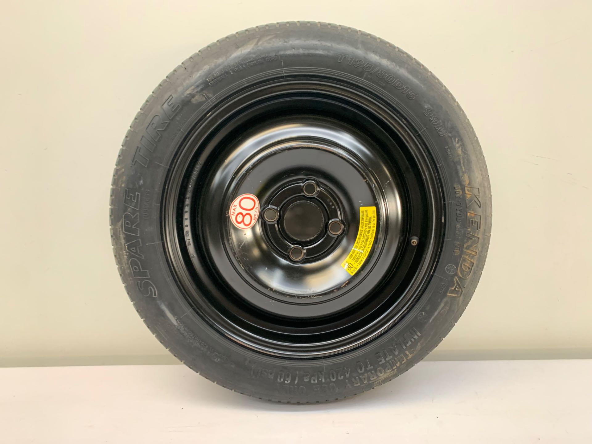 Roda Estepe Fino Aro 15 4x10mm Honda City 2015 2017