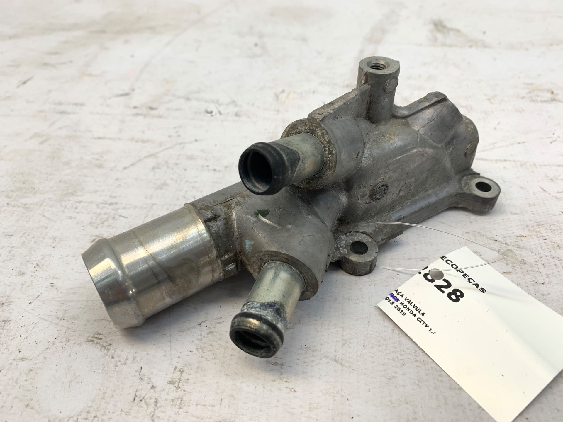 Flange Agua Cabeçote Motor Honda City 1.5 2015 2019