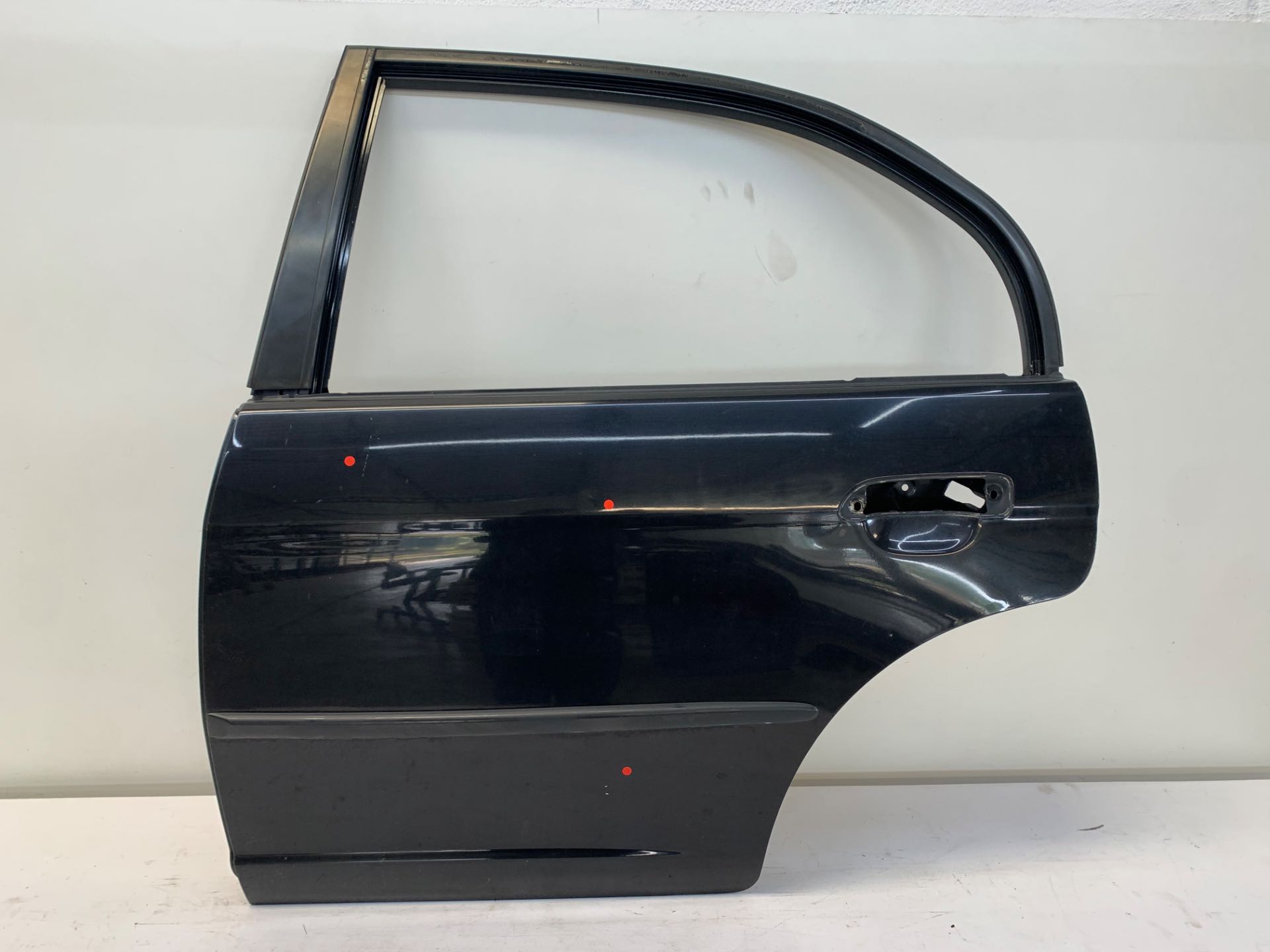Porta Traseira Esquerda Honda Civic 2001 2006 Preta Detalhe