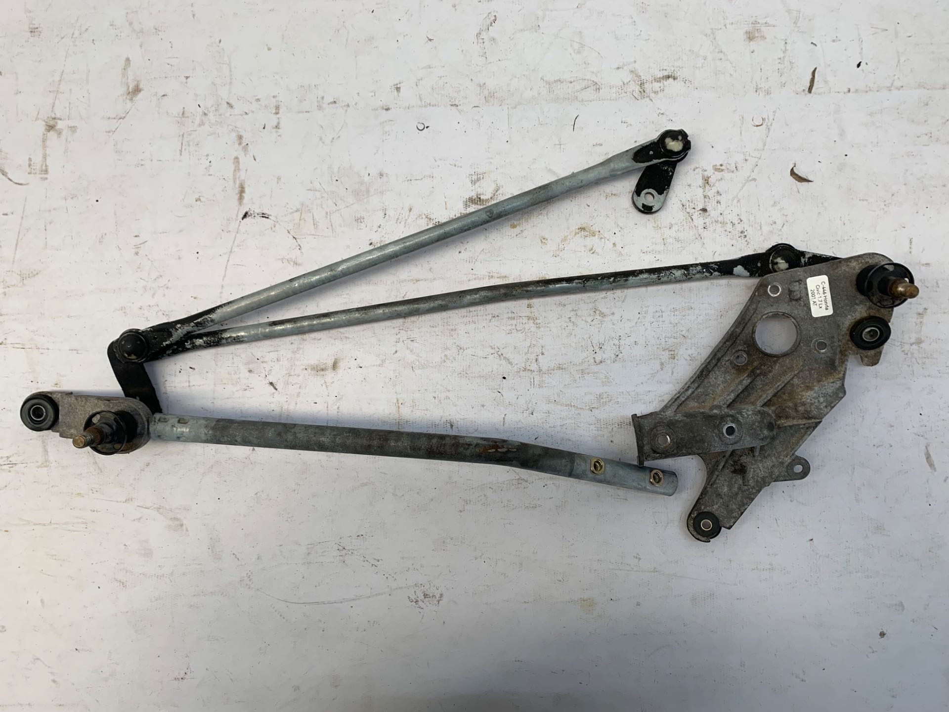 Máquina Galhada Limpador Honda Civic 2001 2006