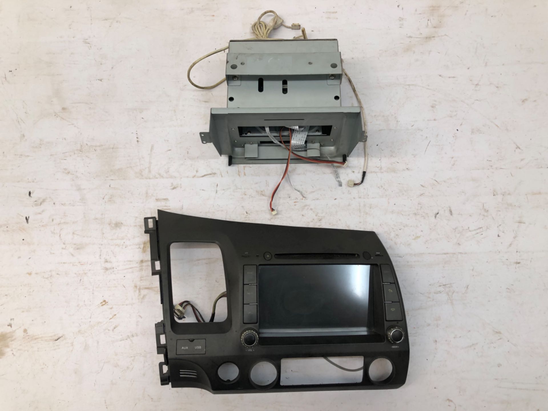 Radio Multimidia Central Honda New Civic 2007 2011 Detalhe
