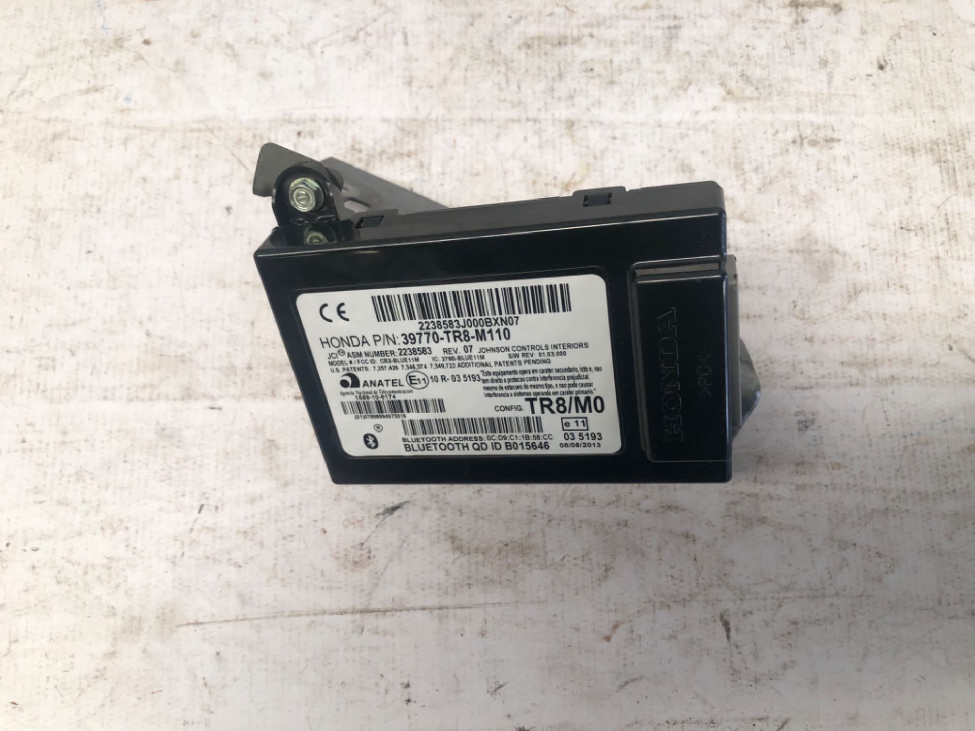 Modulo Bluetooth Honda Civic G9 2012 2015 39770tr8m110