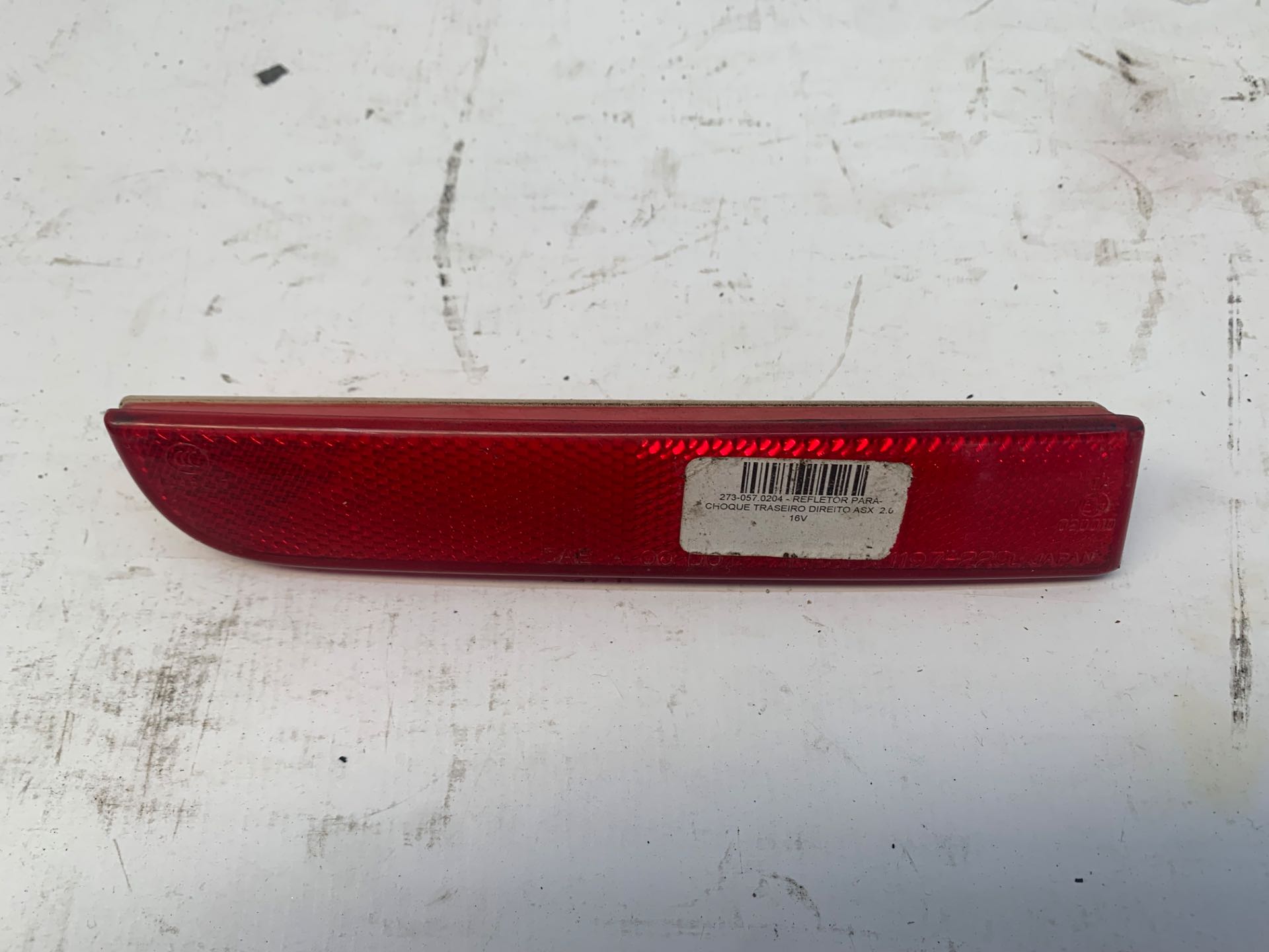 Refletor Para Choque Traseiro Direito Mitsubishi ASX 2.0 16V