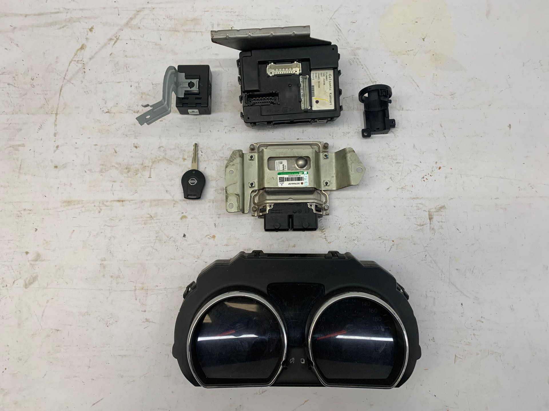 Kit Code Modulo Injeção Nissan Versa 1.6 16V Sv Mt 2012 2019