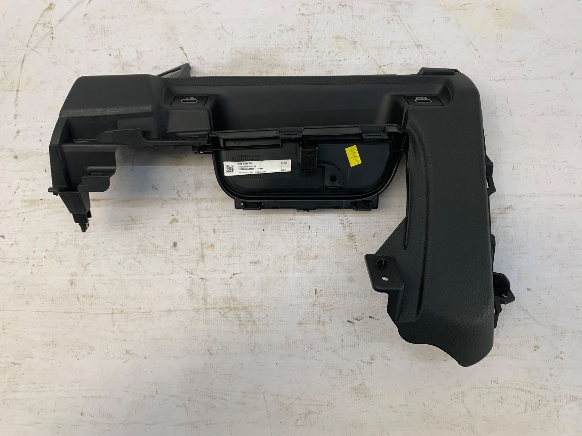 Acabamento Moldura Painel USB Honda HRV 1.5 EXL 2022 2025