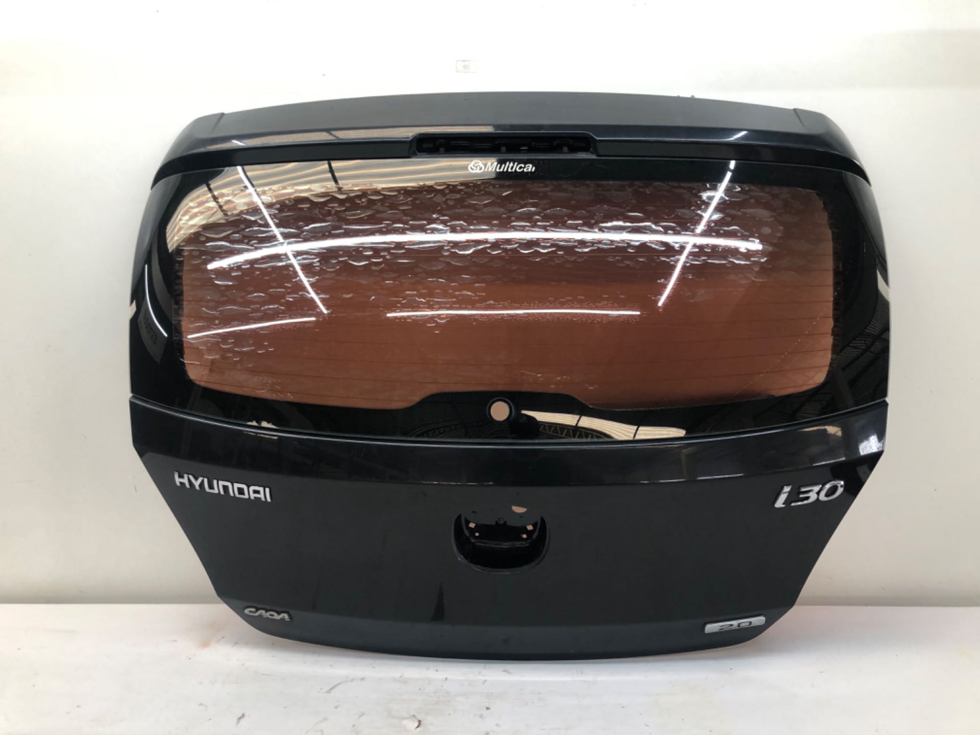 Tampa Traseira Porta Malas Hyundai I30 2009 2012 Preto