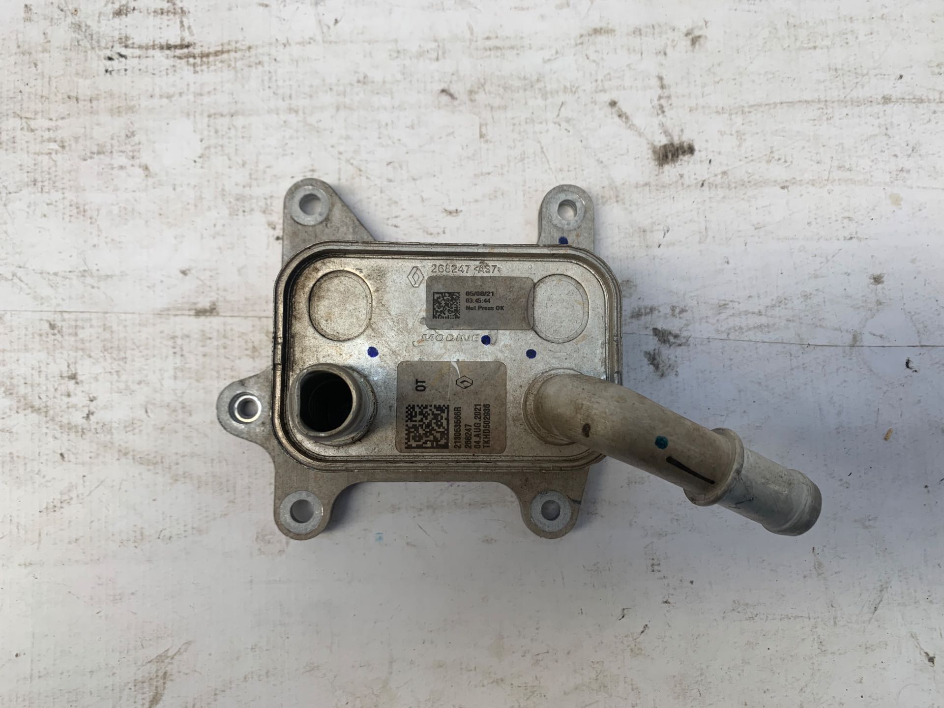 Trocador Calor Motor Renault Logan 1.0 2019 2024 Detalhe