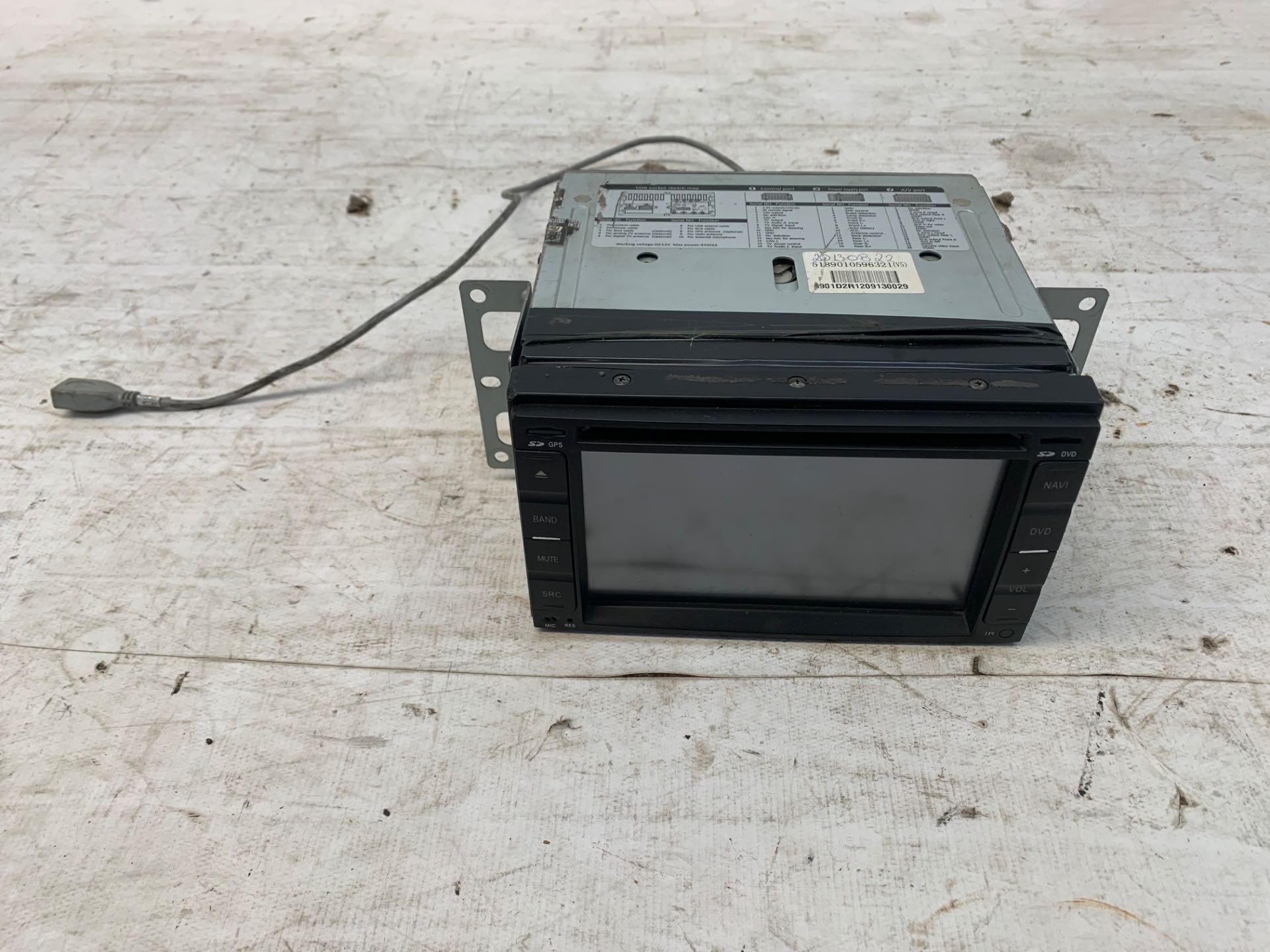 Central Multimidia CD Player Nissan Livina 2009 2014