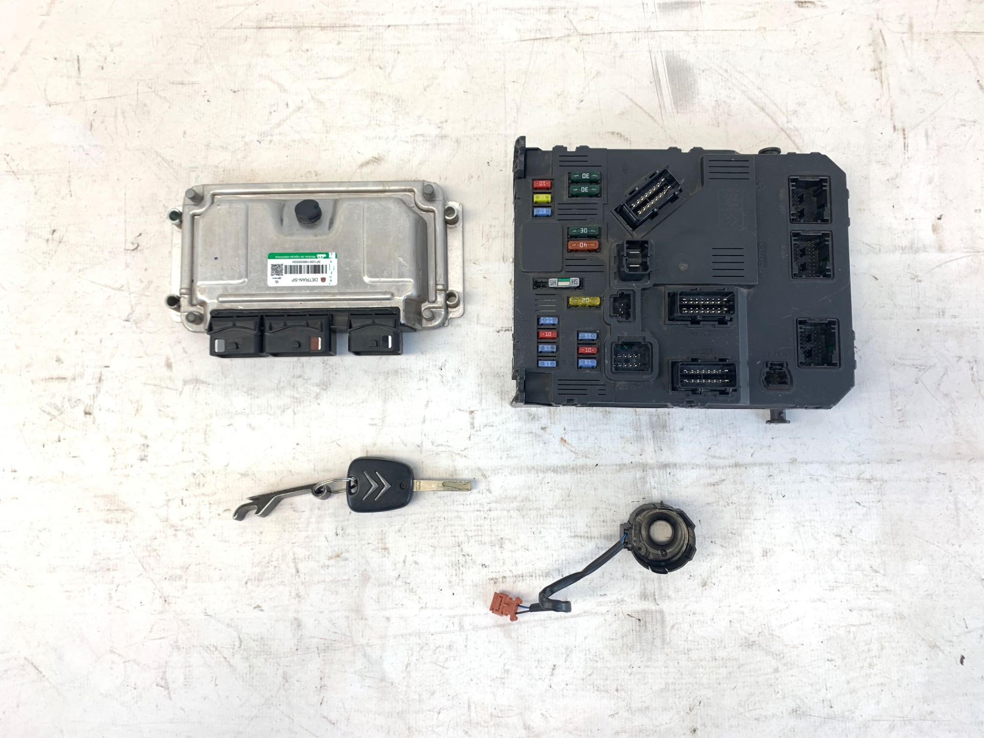 Kit Code Injeção Citroën C3 1.4 Flex 8v Glx 2006 2012