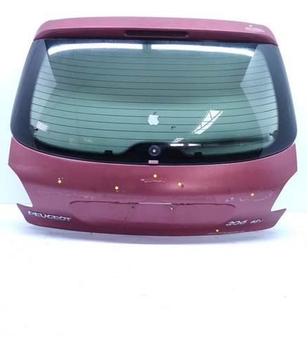 Tampa Traseira Peugeot 206 Hatch 1999 2003 Com Vidro Detalhe