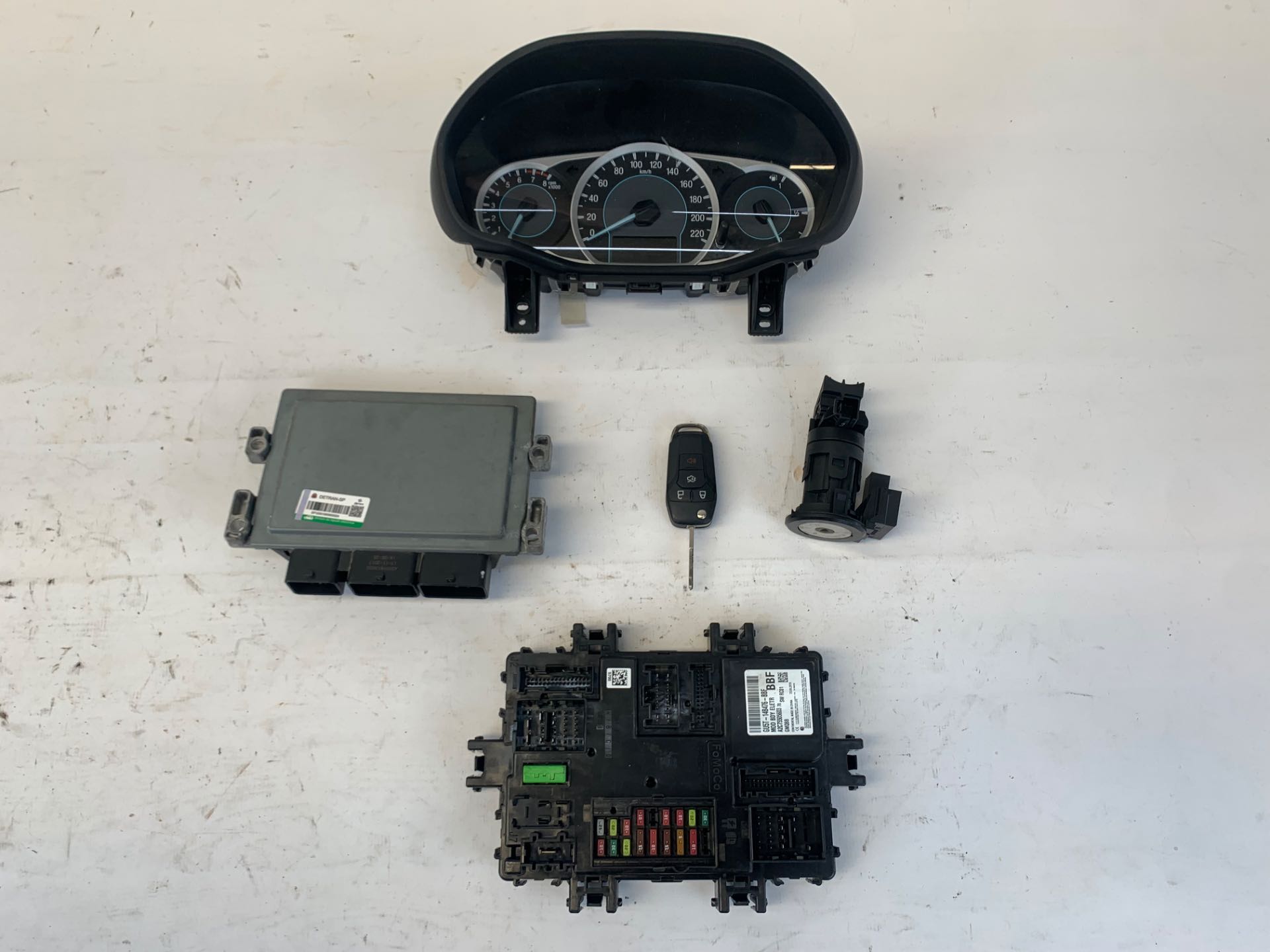 Kit Code Modulo Injeção Ford Ka 1.0 3cil 12v 2014 2021