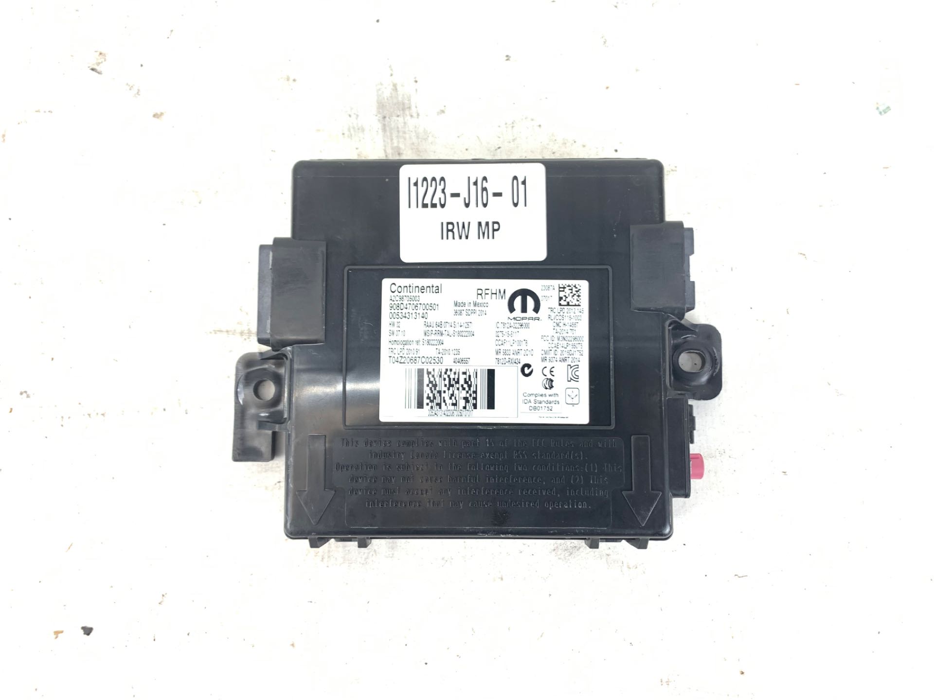 Modulo Pressão Ar Pneu Jeep Compass 2.0 2016 2021