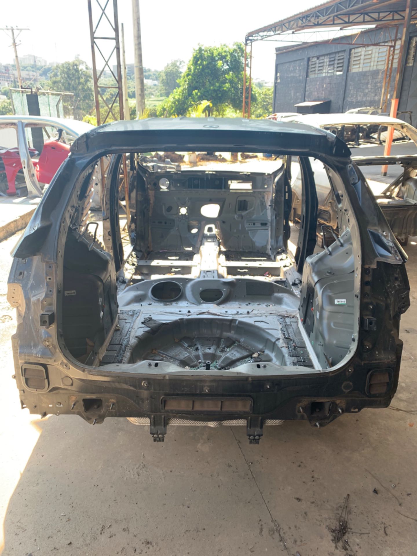 Caixote Traseiro Teto Carroceria Jeep Compass 2016 2021