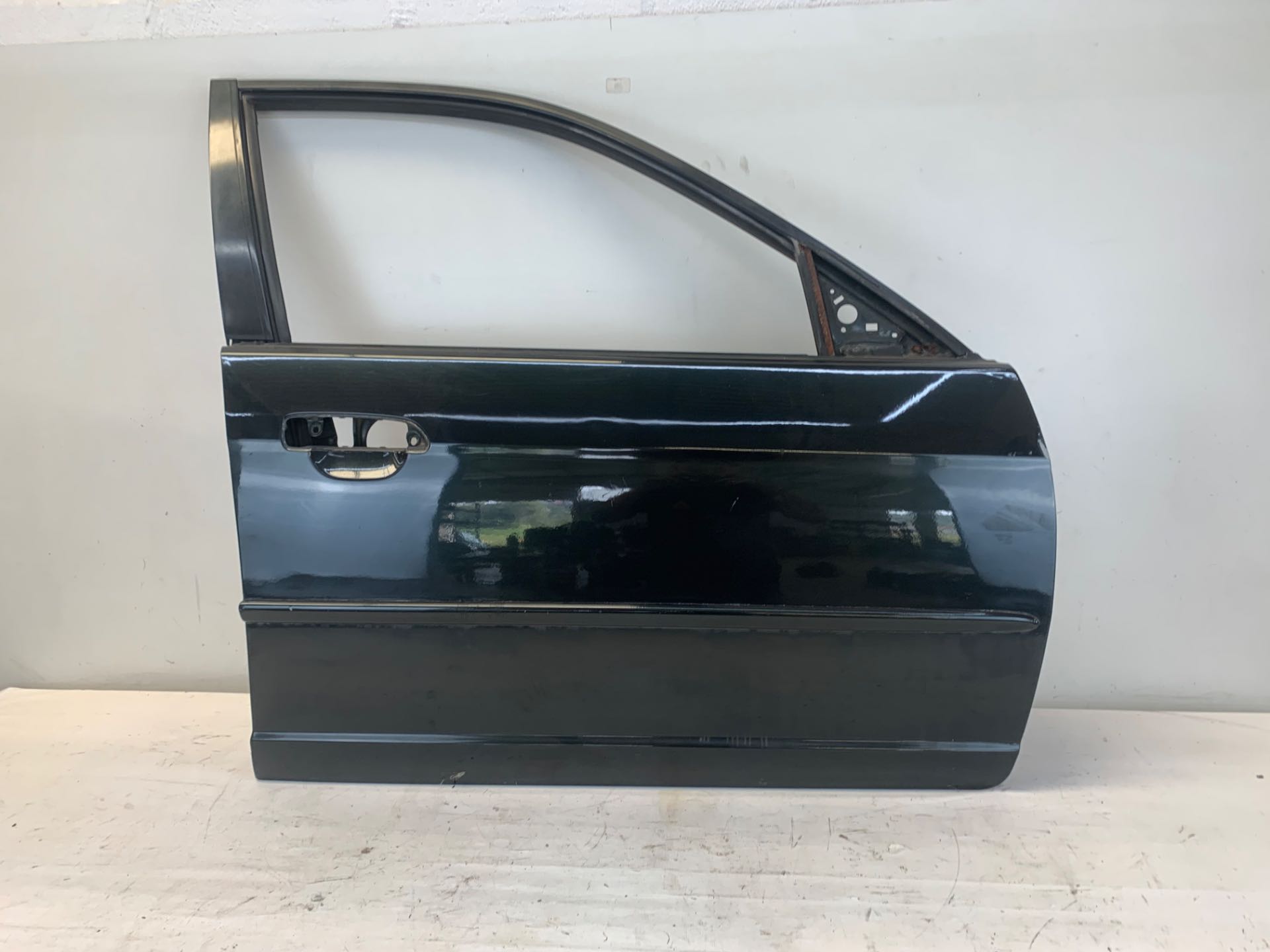 Porta Dianteira Direita Honda Civic 2001 2006 Verde Detalhe