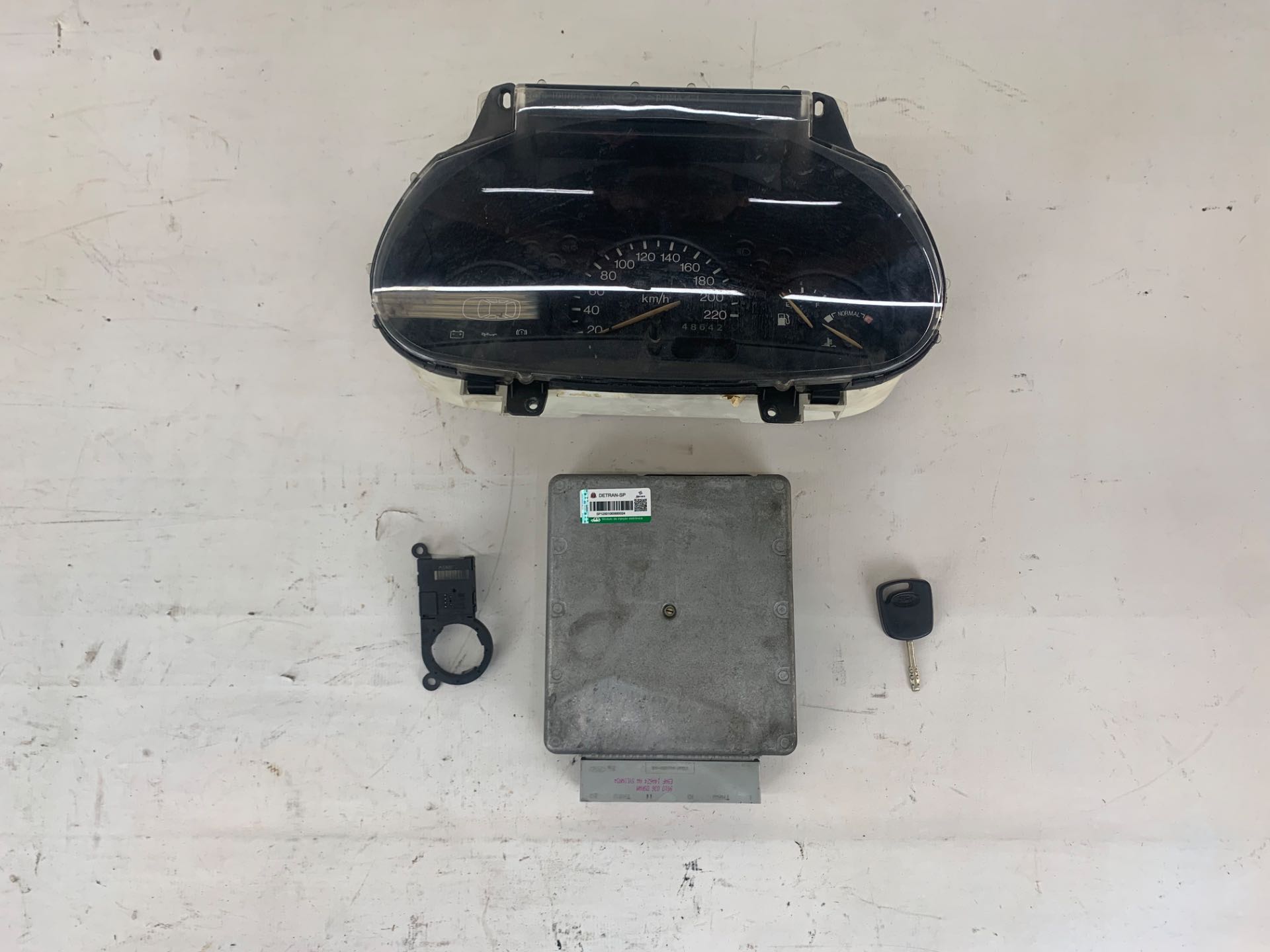 Kit Code Modulo Injeção Ford Escort 1.8 Gl 16V 1997 2003