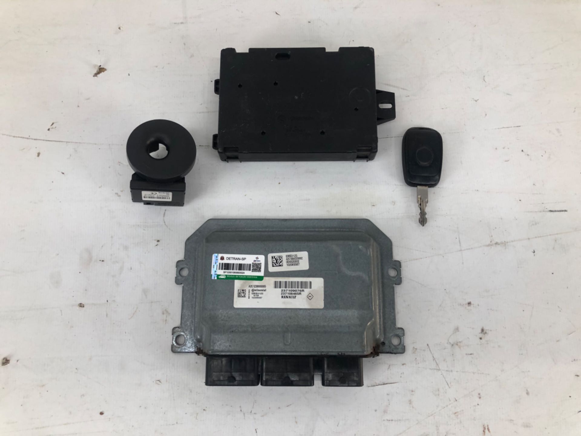 Kit Code Modulo Injeção Renault Sandero 1.0 3cil 2014 2019