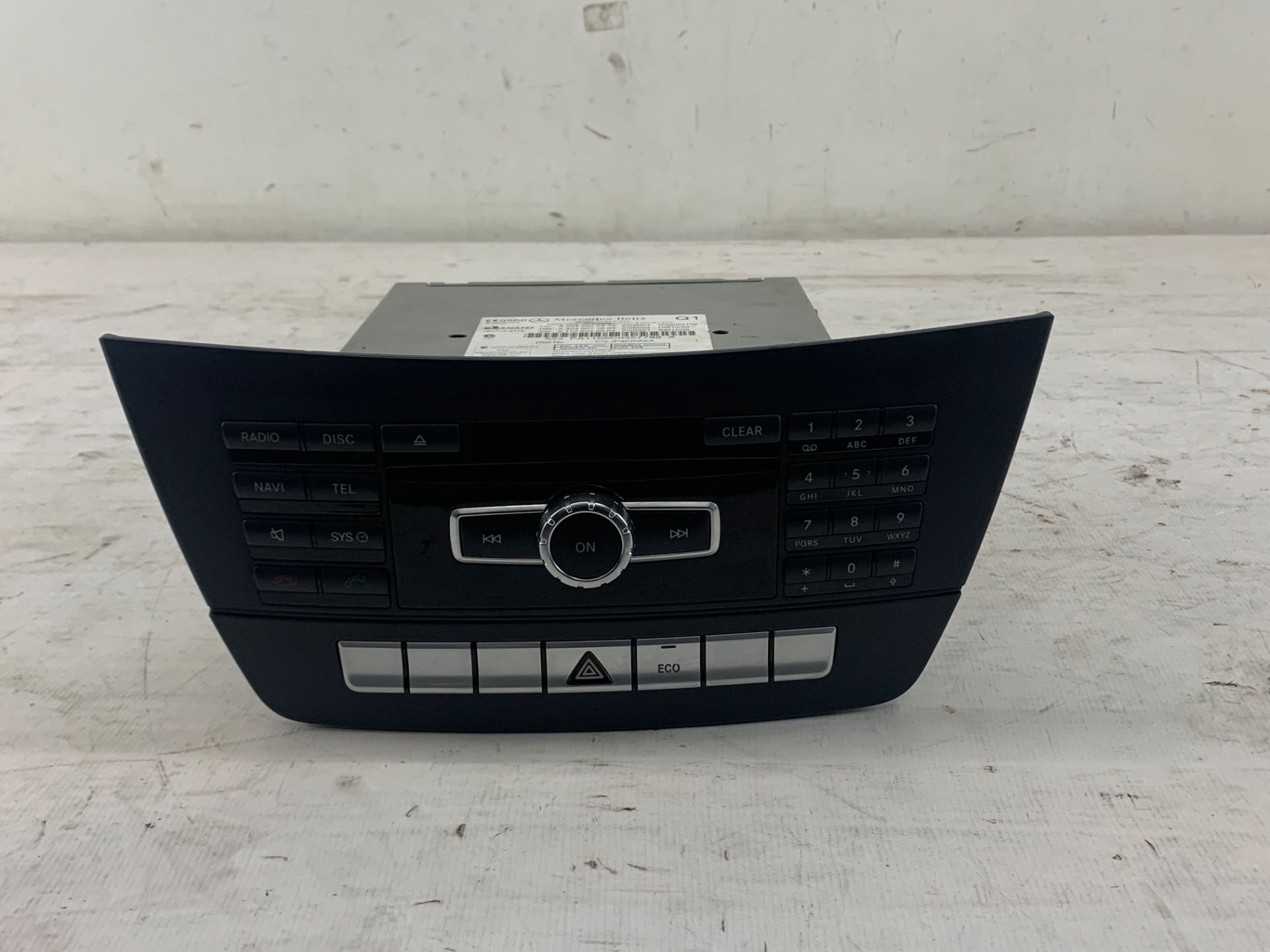 Radio Som Mercedes C180 2011 2012 a2049005410