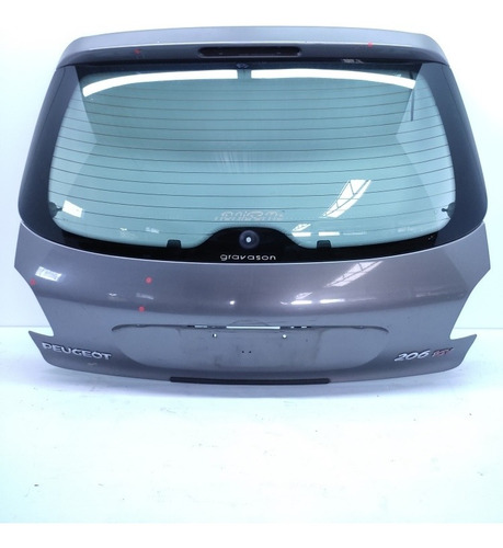 Tampa Traseira Peugeot 206 Hatch 1999 2003 Com Vidro Detalhe