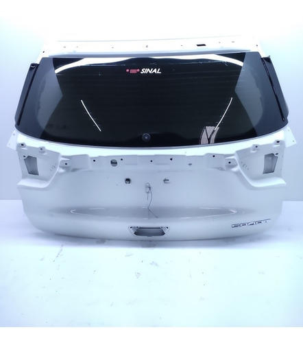 Tampa Traseira Jeep Compass 2016 2020 Branco Detalhe