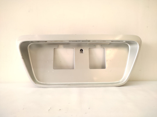 Moldura Placa Traseira Prata Honda Civic Lx 1996 1998
