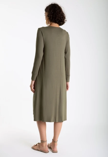 MAXI CARDIGAN LISO CIGANA LYGIA E NANNY