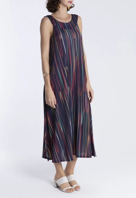 VESTIDO FEMININO ESTAMPADO MANATI LYGIA E NANNY