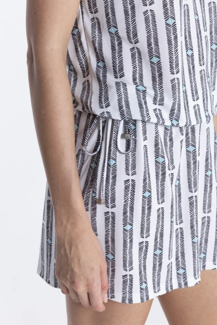 VESTIDO  FEMININO ESTAMPADO SHIVA LYGIA E NANNY