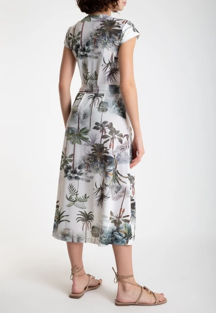 VESTIDO FEMININO ESTAMPADO FALCÃO  LYGIA E NANNY