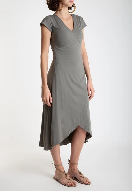 VESTIDO FEMININO LISO FALCÃO  LYGIA E NANNY