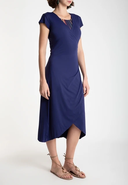 VESTIDO FEMININO LISO FALCÃO  LYGIA E NANNY