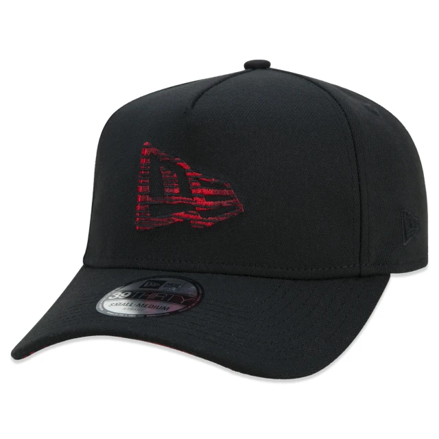 Boné 39THIRTY A-Frame Golden Culture Tiger Logo Frontal Aba Curva