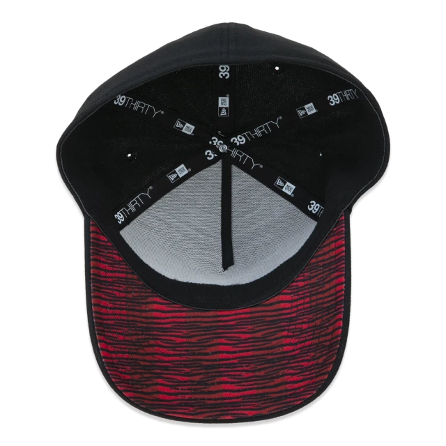 Boné 39THIRTY A-Frame Golden Culture Tiger Logo Frontal Aba Curva