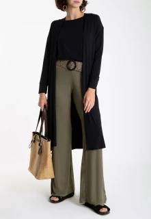 MAXI CARDIGAN LISO CIGANA LYGIA E NANNY