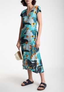 VESTIDO FEMININO ESTAMPADO FALCÃO  LYGIA E NANNY
