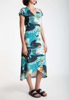 Vestido Feminino Estampado Falcão